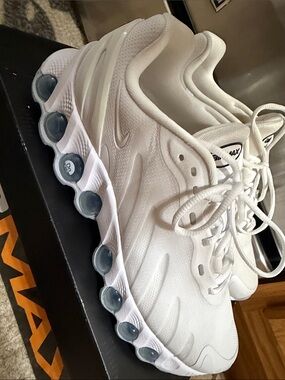 Mens Air Max DN8 -Nike White Air Max React-Style Women's Athletic Sneakers